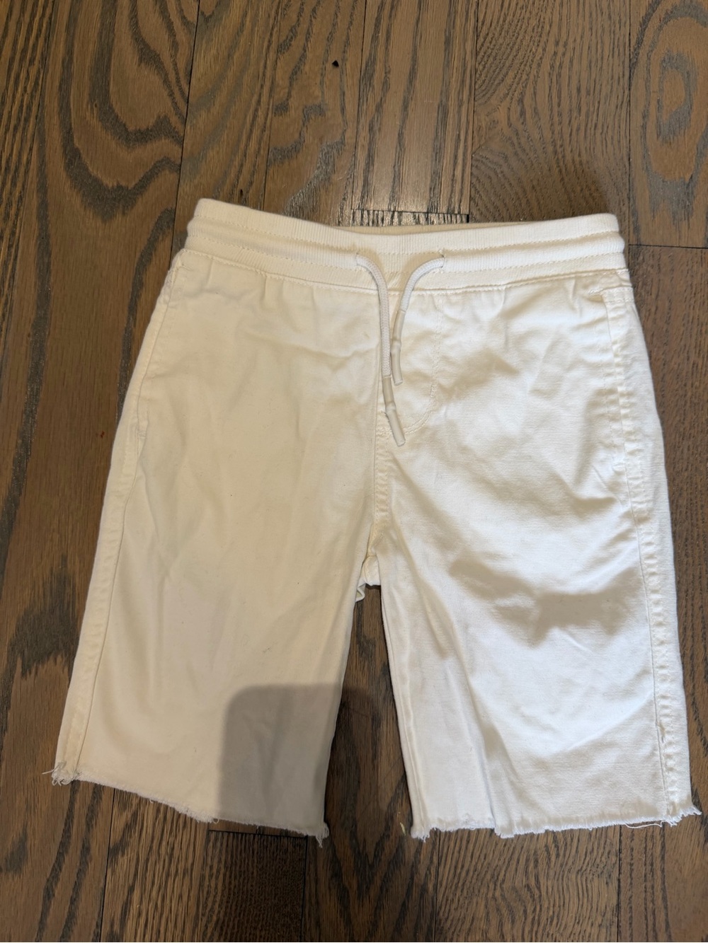 Hudson Jeans Boys White Drawstring Shorts